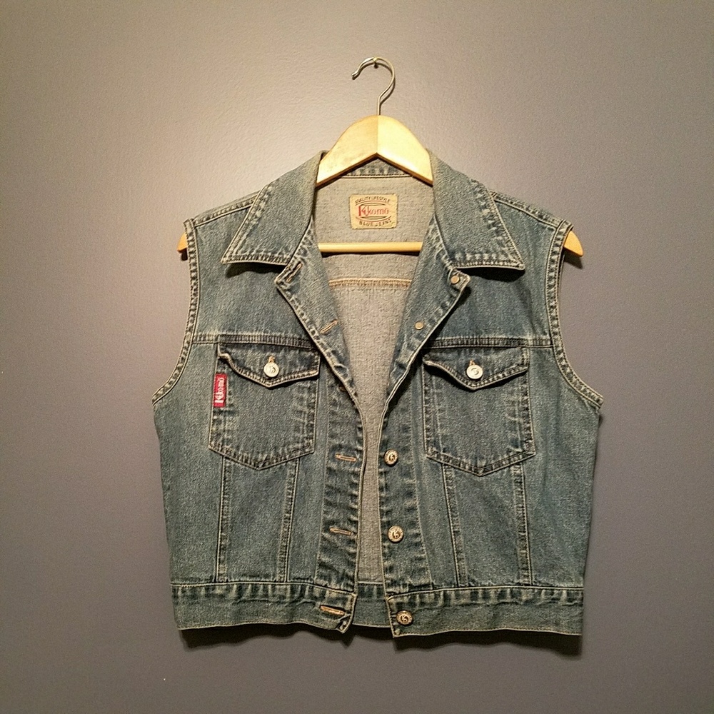 Vintage Kikimo Denim Jacket Vest